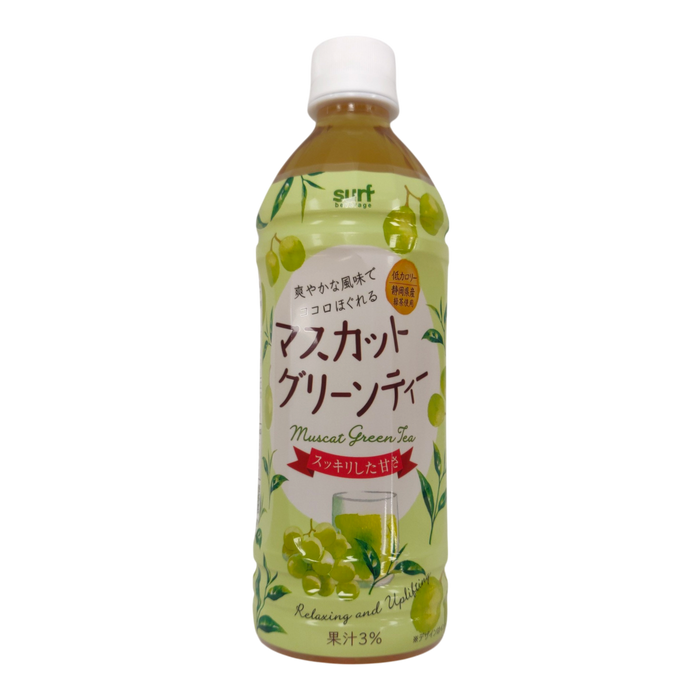 Surf Beverage Muscat Green Tea 500Ml
