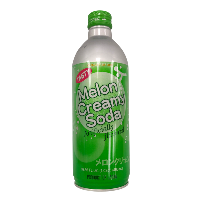 Ucc Melon Creamy Soda 490Ml
