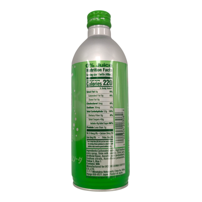 Ucc Melon Creamy Soda 490Ml
