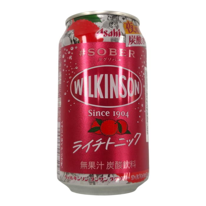 朝日WILKINSON無酒精荔枝通寧氣泡 - ASAHI WILKINSON SOBER LYCHEE TONIC 350ML