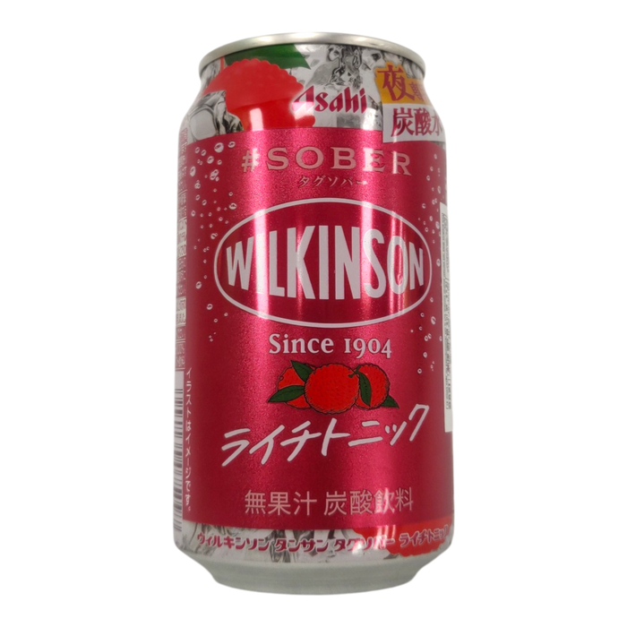 朝日Wilkinson無酒精荔枝通寧氣泡 - Asahi Wilkinson Sober Lychee Tonic 350Ml