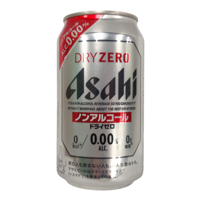 朝日無酒精啤酒 - Asahi Dry Zero Soft Drink 350Ml