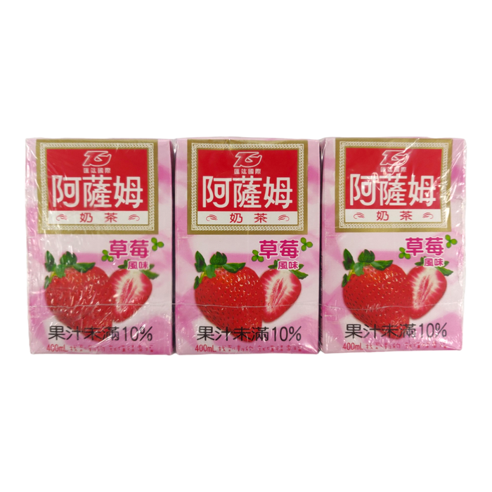 Assam Milk Tea Strawberry Flavor 6-ct