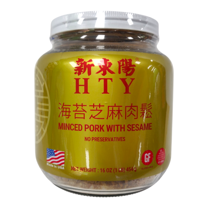 新東陽海苔豬肉絲 - Hty Seaweed Sesame Pork Shredded 18Oz