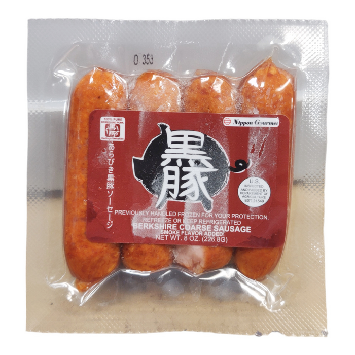 日本黑豚小香腸 - Berkshire Arabiki Sausage 8-ct