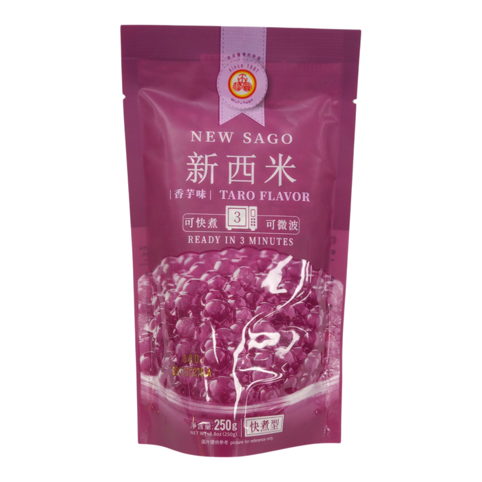 五福圓粉圓 - Wfy Sago Taro Flavor Tapioca Pearl Boba 250G