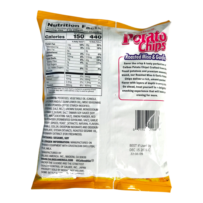 Calbee Potato Chips Miso&Garlic