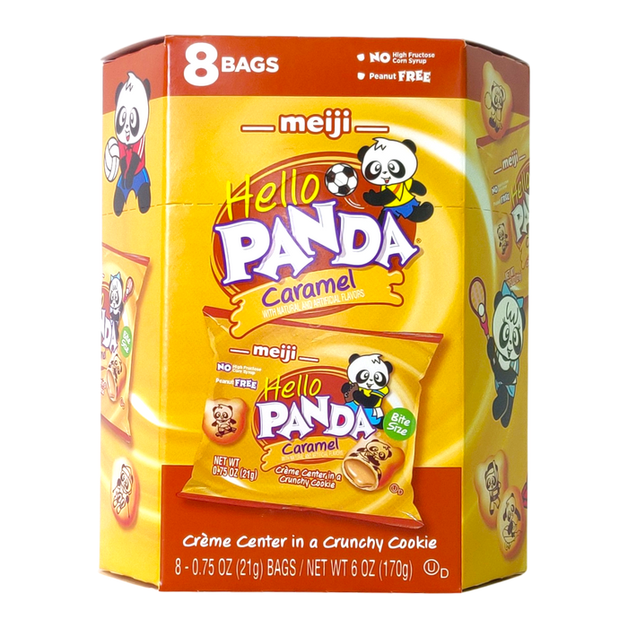 Meiji Hello Panda Caramel 8-ct
