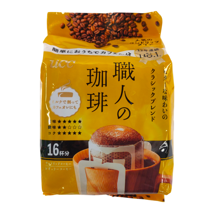 Ucc Coffee Drip Bitter Blend 16-ct