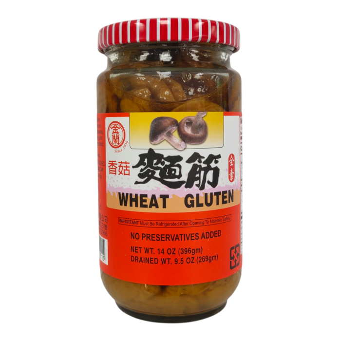 金蘭醬瓜(香菇麵筋) - Kimlan Gluten W/Mushroom 14Oz