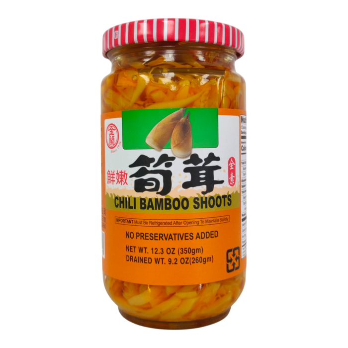 金蘭醬瓜(筍茸) - Kimlan Chili Bamboo Shoots 350G