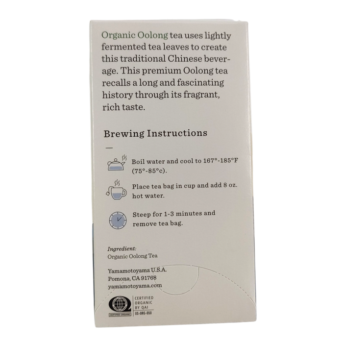 Yamamotoyama Organic Oolong Tea Bag