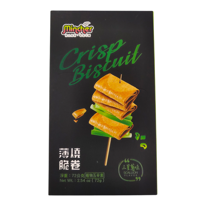 明奇三星蔥燒捲 - Mincher Scallion Flavor Biscuits 72G