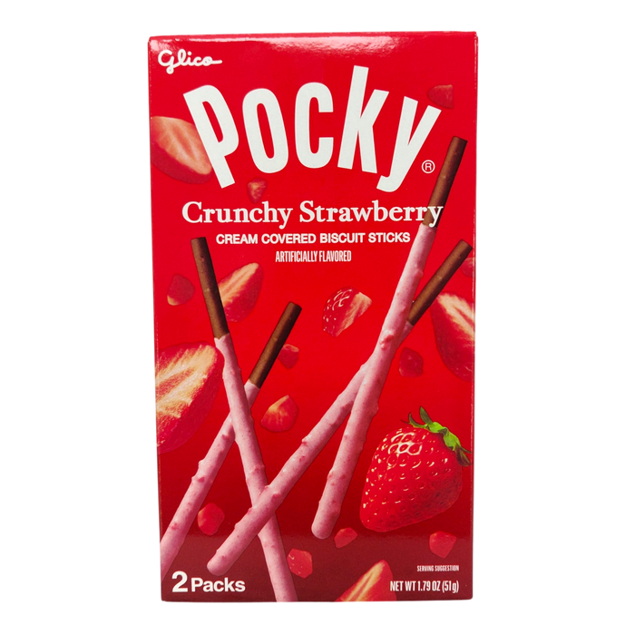 百吉餅乾草莓 - Pocky Crunchy Strawberry 2-ct