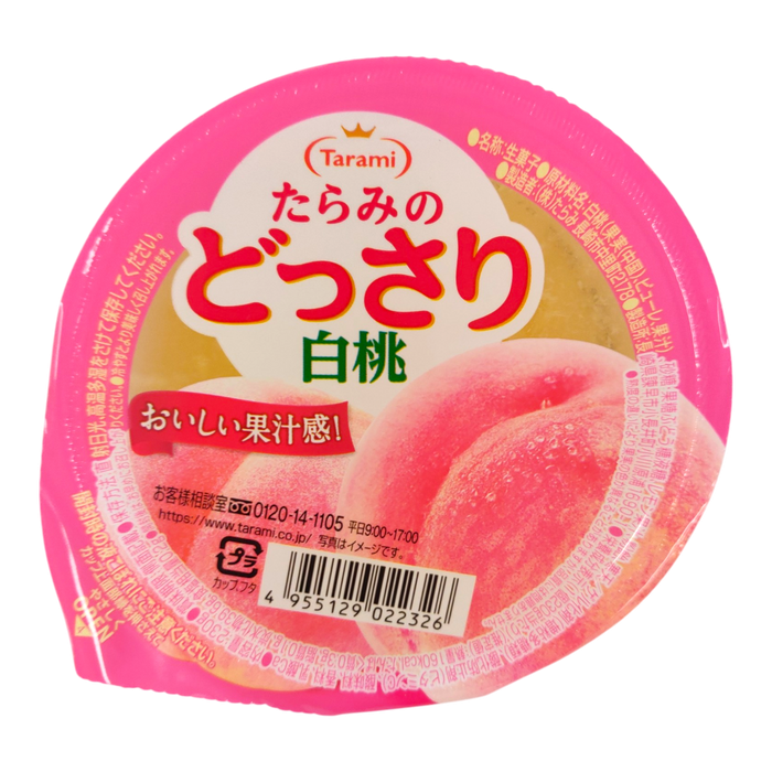 Tarami Big Jelly Cup - Peach 230G
