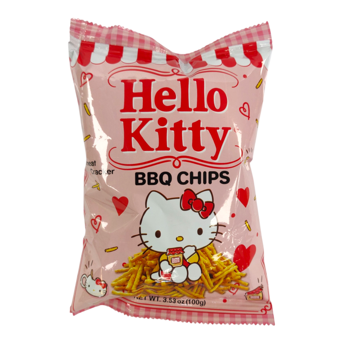 Hello Kitty Wheat Cracker Bbq Chips 100G