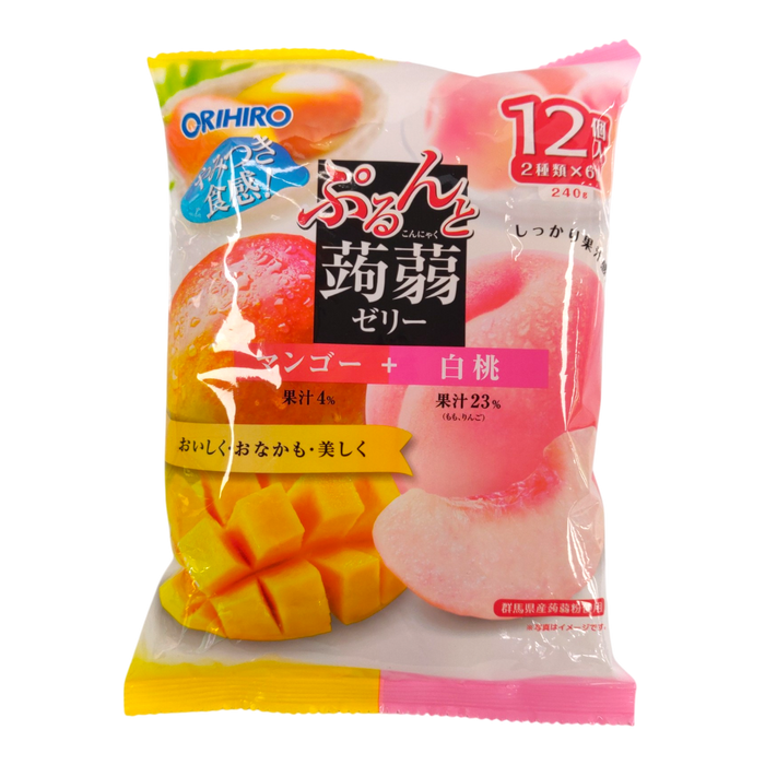 Orihiro Jelly Mango Peach 12-ct