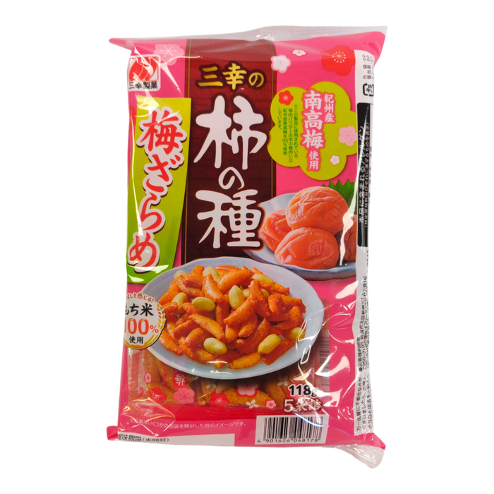 Sanko Rice Cracker Kakinotane Plum Zarame