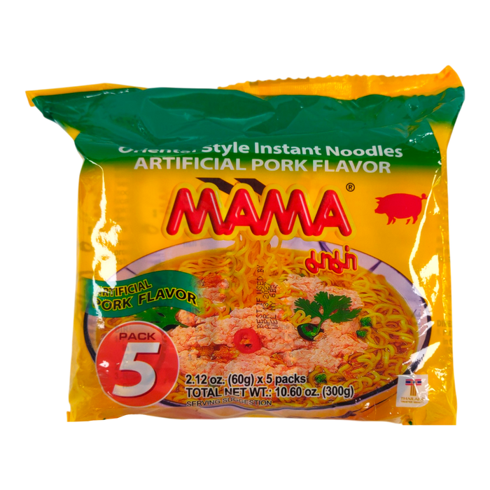 泰國媽媽碎豬肉拉麵 - Mama Noodle Miced Pork 5-ct