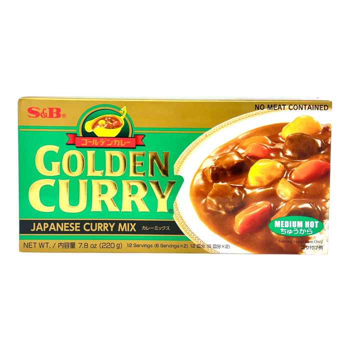 愛思必金牌咖哩塊(小辣) - S&B Golden Curry Sauce Mixed M/Hot 240G