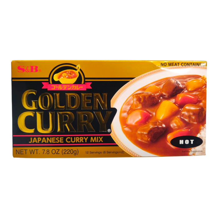 愛思必金牌咖哩塊(辣味) - S&B Golden Curry Sauce Mixed Hot 240G