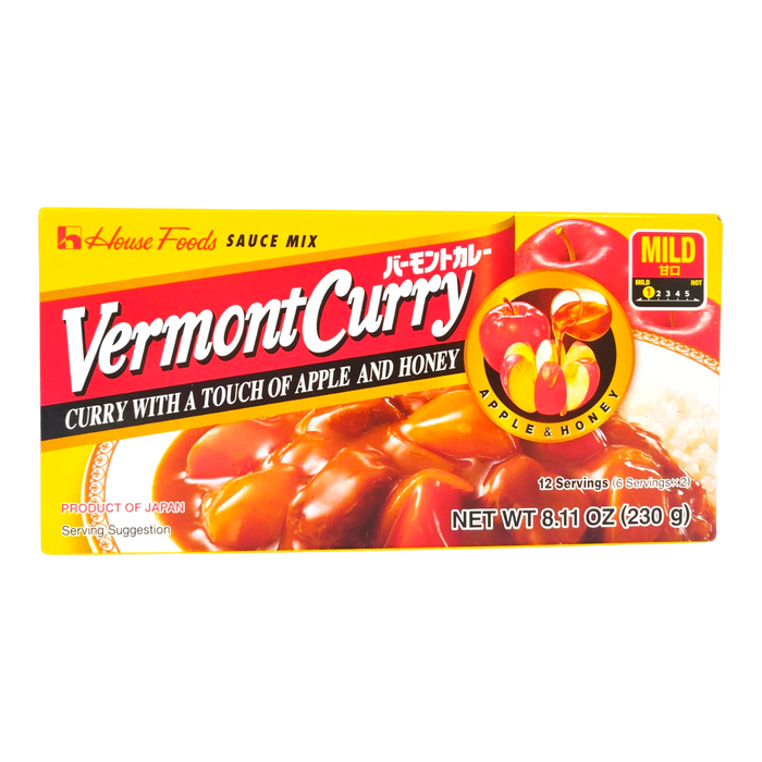 日本佛蒙特咖哩塊 (甘口) - Vermont Curry Sauce Mixed Mild 230G