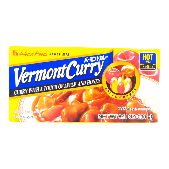 日本佛蒙特咖哩塊 (辛口) - Vermont Curry Sauce Mixed Hot 230G