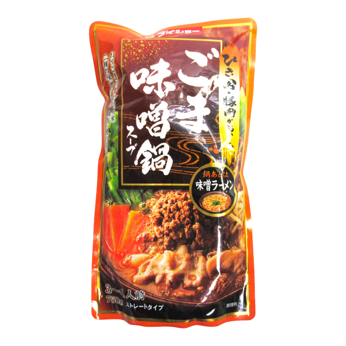 日本鍋底(味噌) - Daisho Seasoned Nabe Miso Soup Base 750G