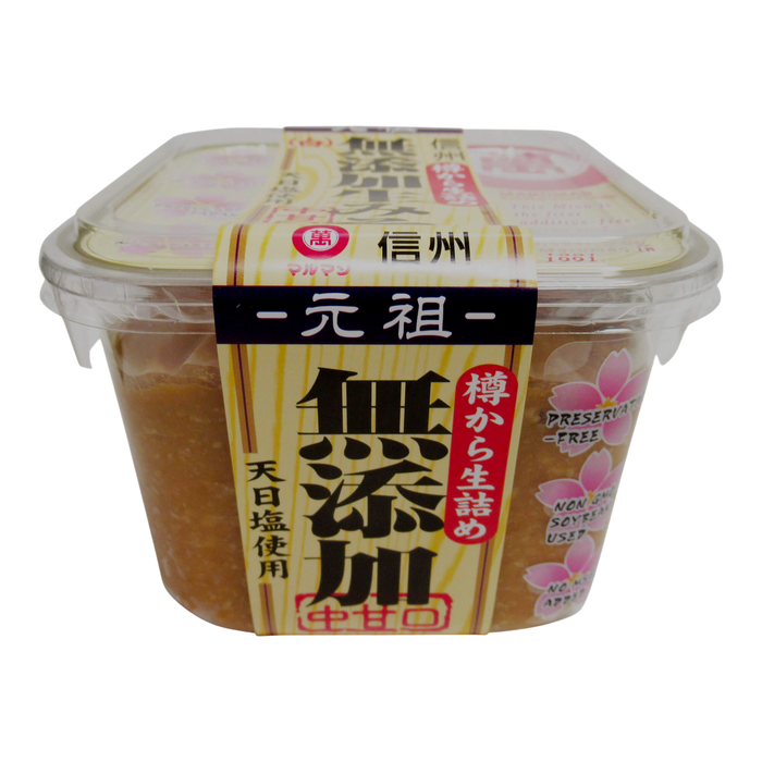 日本無添加信州味噌白 - Maruman Mutenka Shiro White Miso Paste 750G