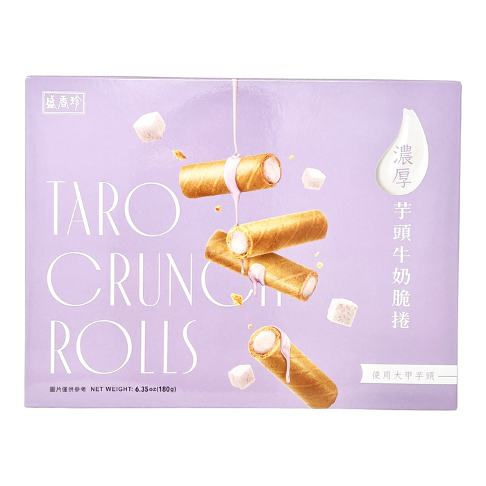 盛香珍濃厚芋頭牛奶脆捲 - Triko Taro Crunch Rolls 180g