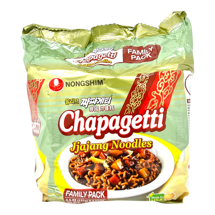 農心炸醬麵 - Nongshim Chapagetti Chajang Noodle 4-ct