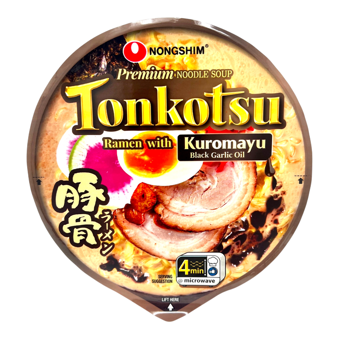 農心黑蒜豚骨濃湯麵 - Nongshim Tonkotsu Black Garlic Big Bowl