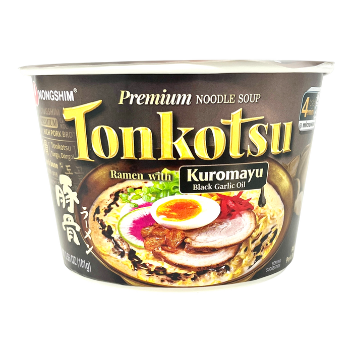 農心黑蒜豚骨濃湯麵 - Nongshim Tonkotsu Black Garlic Big Bowl