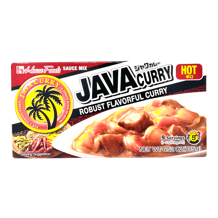 日本爪哇咖哩塊（辛口） - Java Curry Sauce Mixed Hot 185G