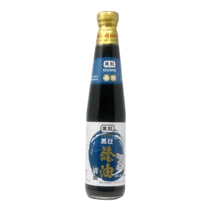 黑龍春蘭黑豆蔭油 - O'Long Premium Black Bean Soy Sauce 400Ml