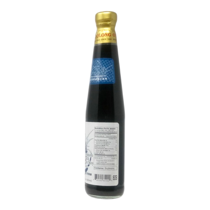 黑龍春蘭黑豆蔭油 - O'Long Premium Black Bean Soy Sauce 400Ml