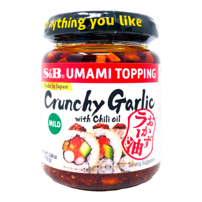 愛思必蒜蓉醬 - Sb Taberu Rayu Umami Crunchy Garlic Topping Mild 110G