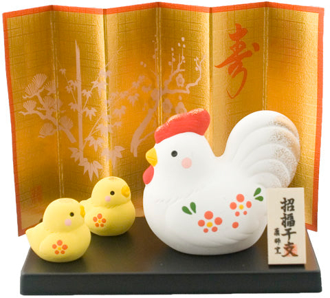 ROOSTER CERAMIC FIGURINE