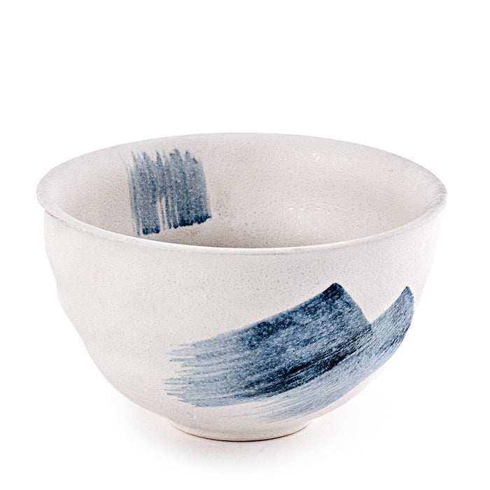 BOWL - WHITE/BLUE