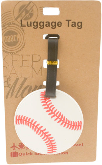LUGGAGE TAG-BASEBALL