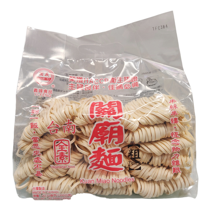 義峰關廟麵粗 - Yi-Feng Kuan Miao Noodle Thick 1200g