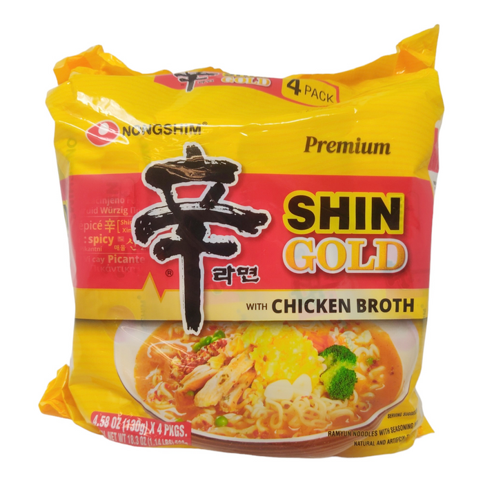 農心辛拉麵(雞味) - Nongshim Shin Chicken Ramen Noodles 4-ct