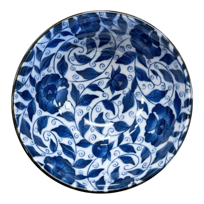 Rice Bowl - Flower Blue