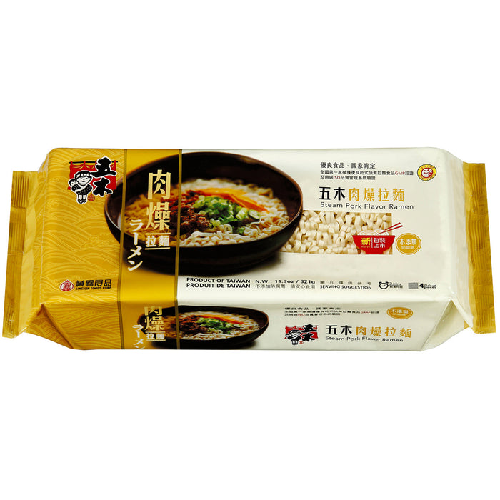 五木肉燥拉麵 - Wu Mu Pork Ramen Noodles 4-ct