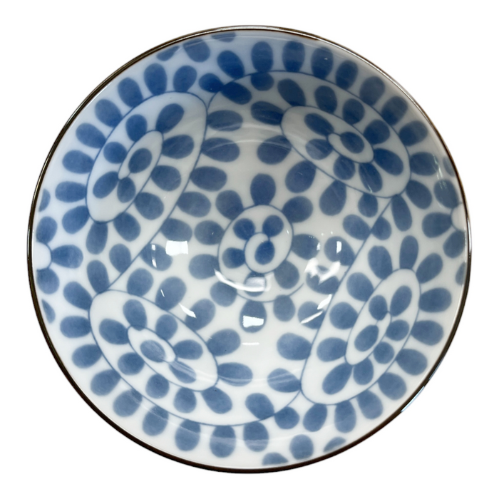 Rice Bowl - Blue Leaf