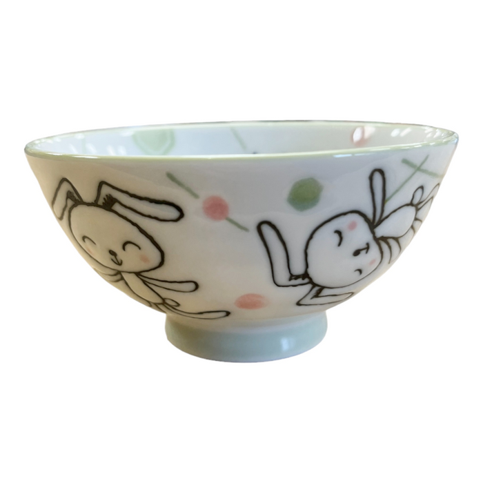 Rice Bowl - Rabbit White