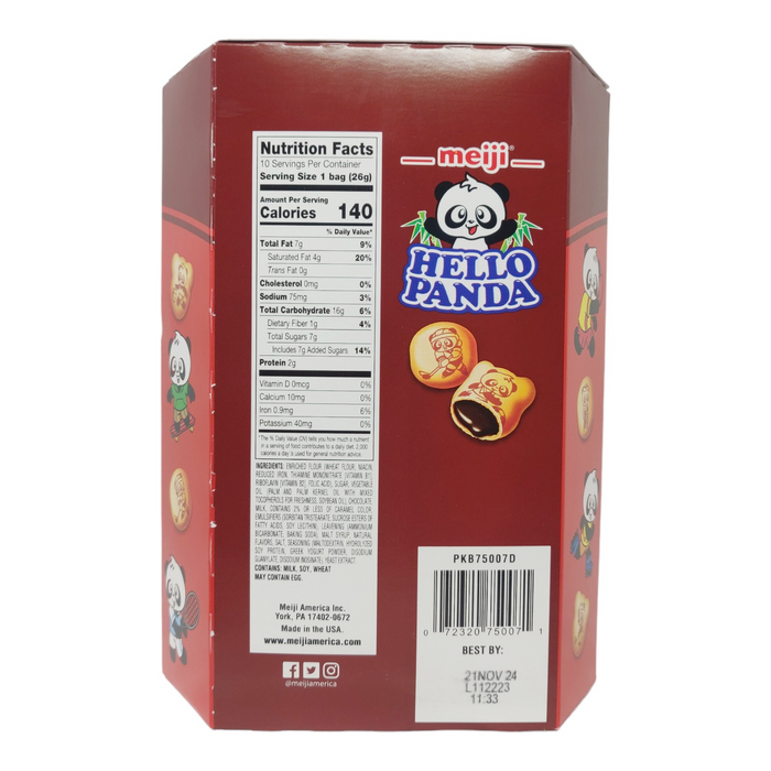 Meiji Hello Panda Chocolate Cookie 10-ct