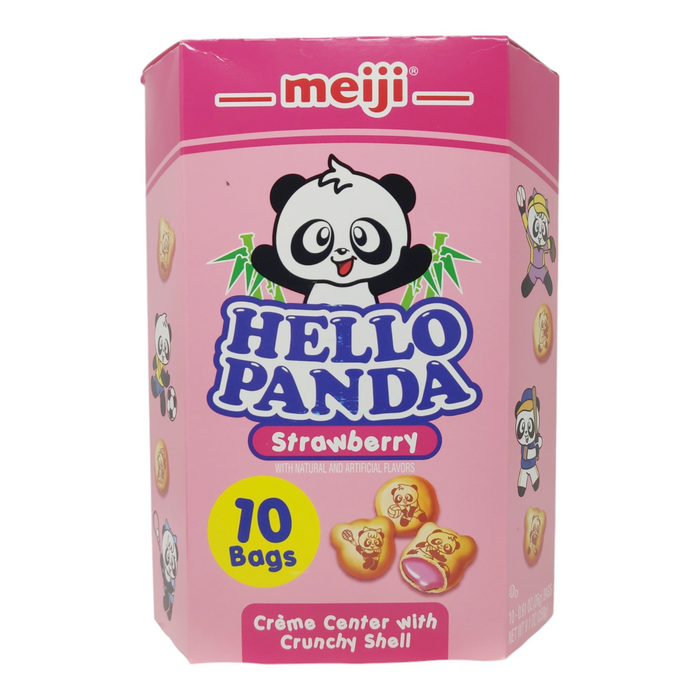 Meiji Panda Strawberry Cookie 10-ct