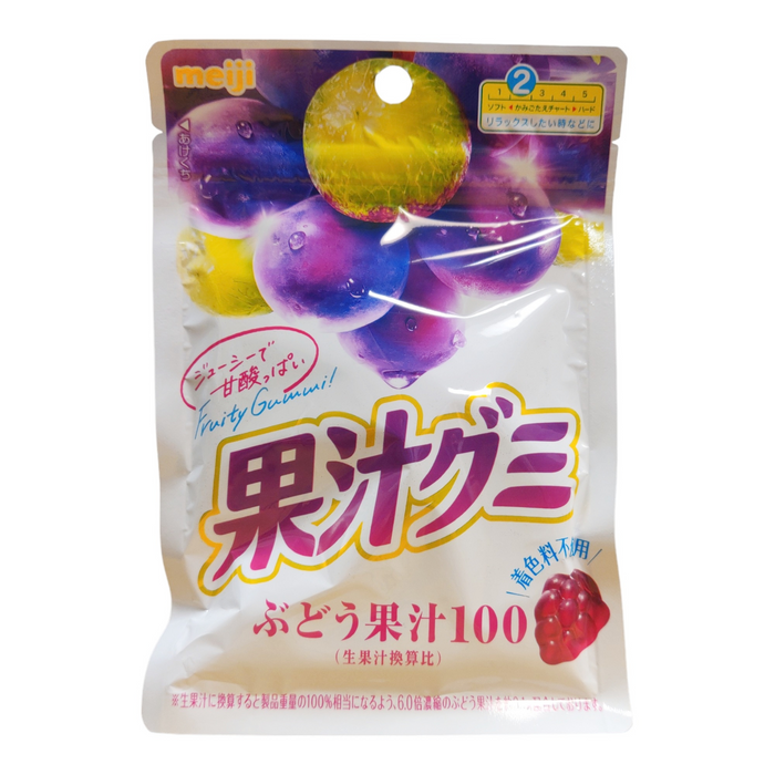 Meiji Grape Gummy Candy 54g