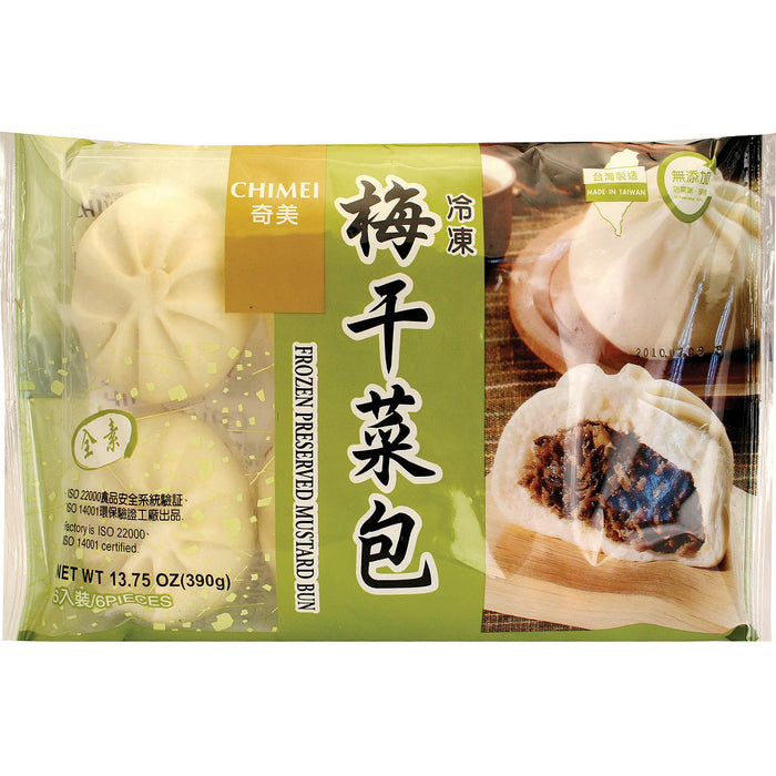 奇美梅干菜包 - Taiwanese Chimei Mustard Bun 6-ct